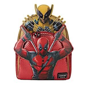Loungefly Deadpool “Marvel Jesus” & Wolverine Mini Backpack NWT “IN HAND”